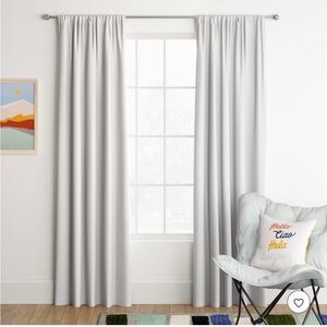 Room Essentials Room Darkening Window Curtain Panel White NWT 42 x 84